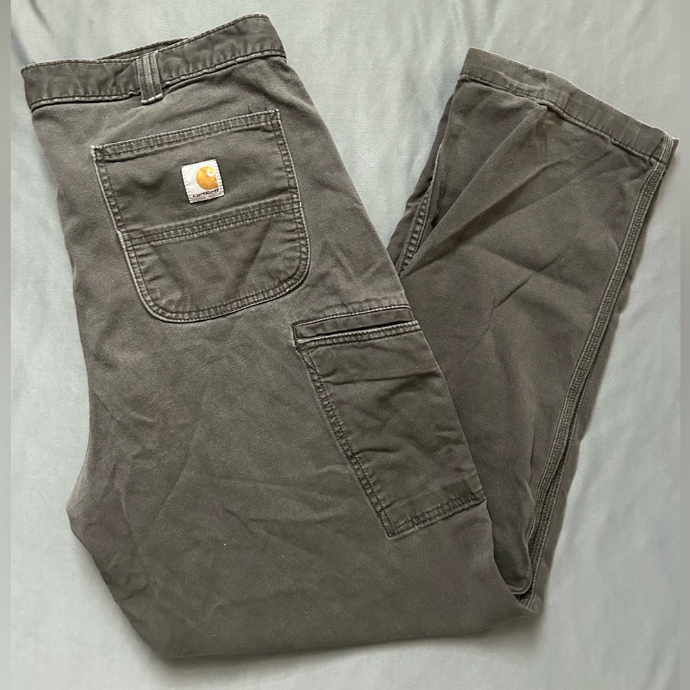 Carhartt Men's Charcoal Cargo Pants